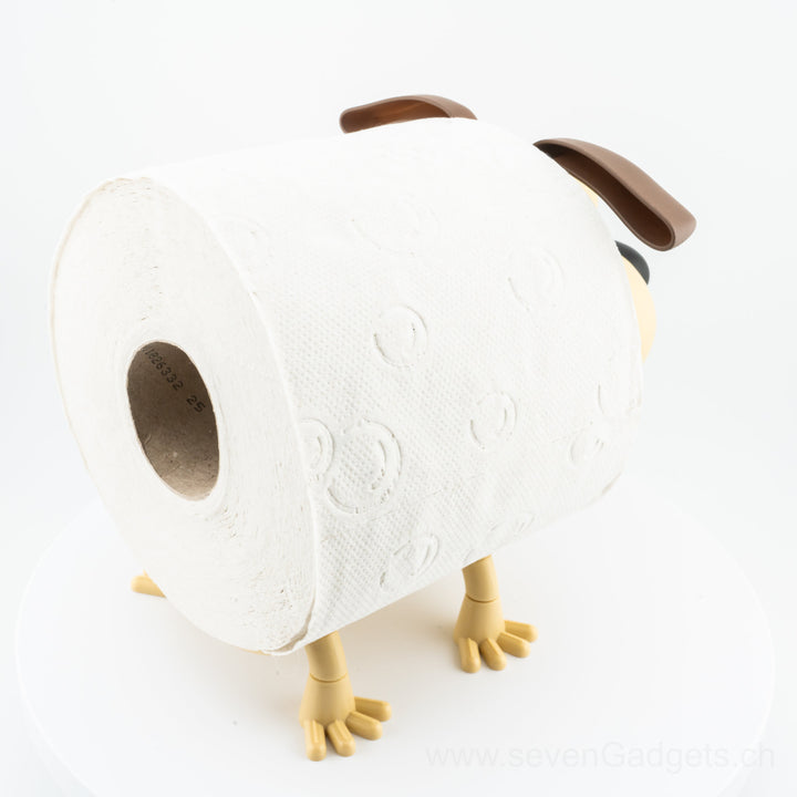 WC Rollenhalter Hund als kreative Bad Deko (2 Stück)