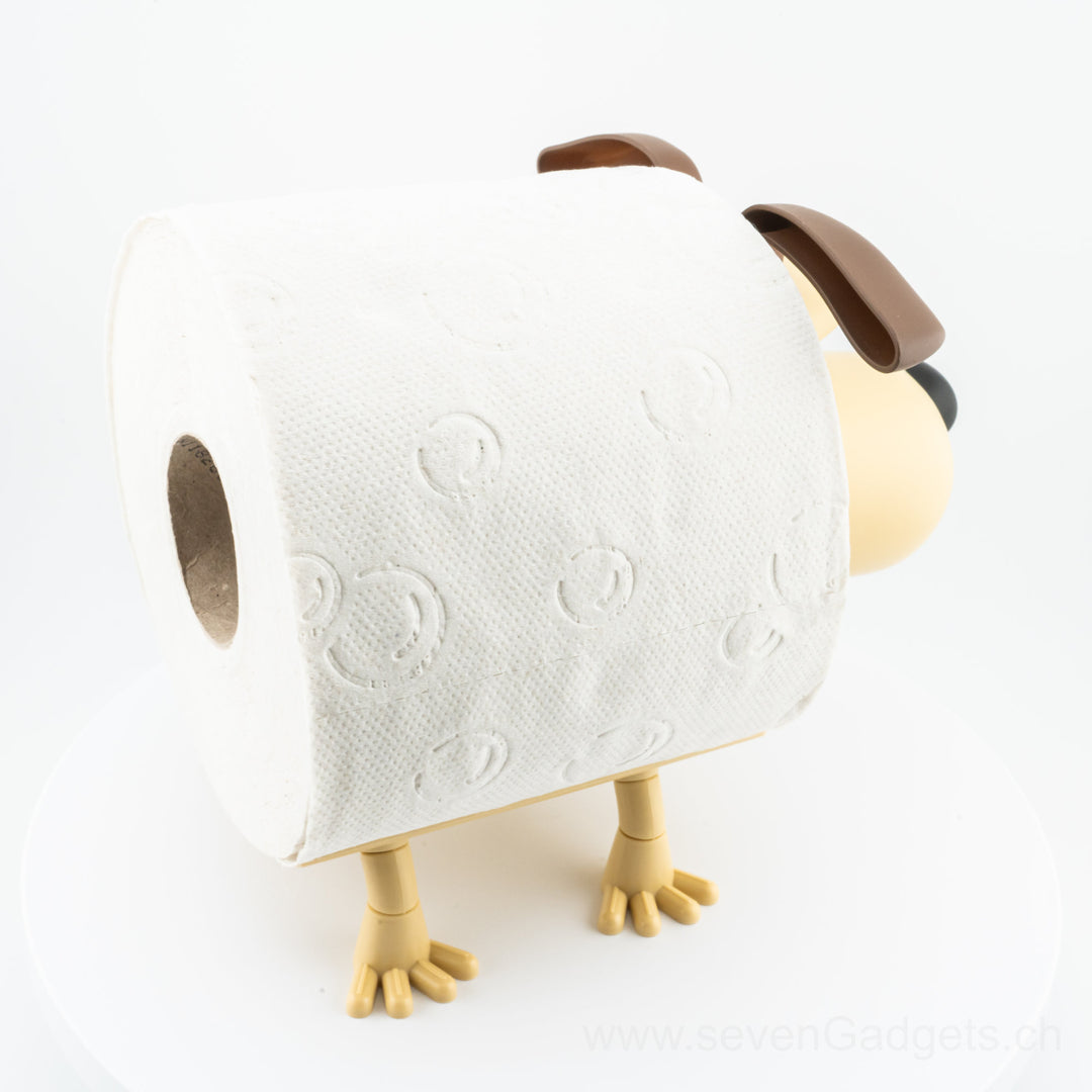 WC Rollenhalter Hund als kreative Bad Deko (2 Stück)