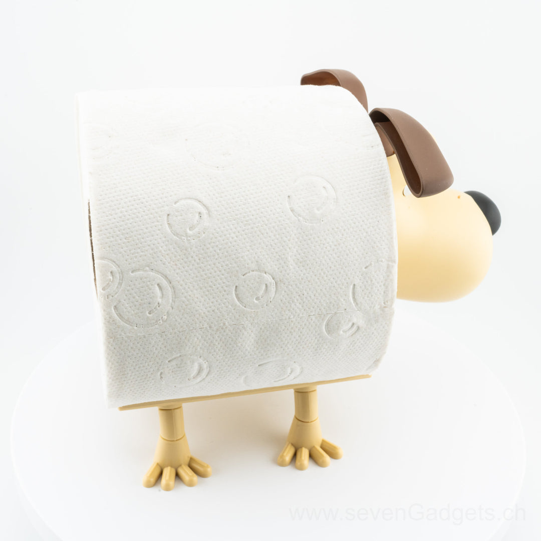 WC Rollenhalter Hund als kreative Bad Deko (2 Stück)