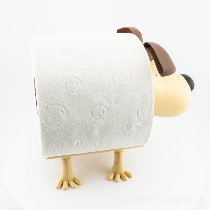 WC Rollenhalter Hund als kreative Bad Deko (2 Stück)