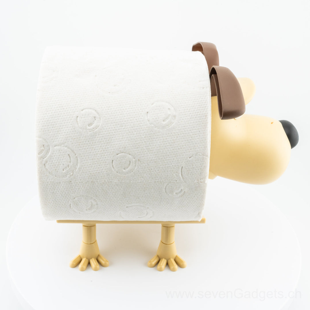 WC Rollenhalter Hund als kreative Bad Deko (2 Stück)