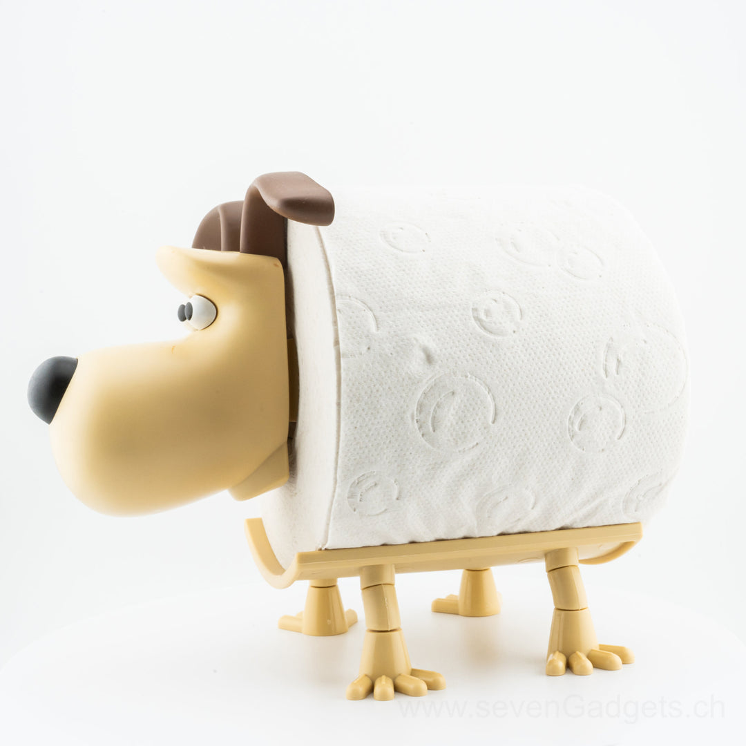 WC Rollenhalter Hund als kreative Bad Deko (2 Stück)