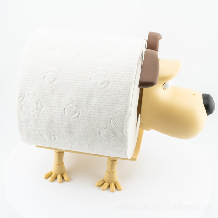 WC Rollenhalter Hund als kreative Bad Deko (2 Stück)