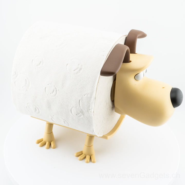 WC Rollenhalter Hund als kreative Bad Deko (2 Stück)
