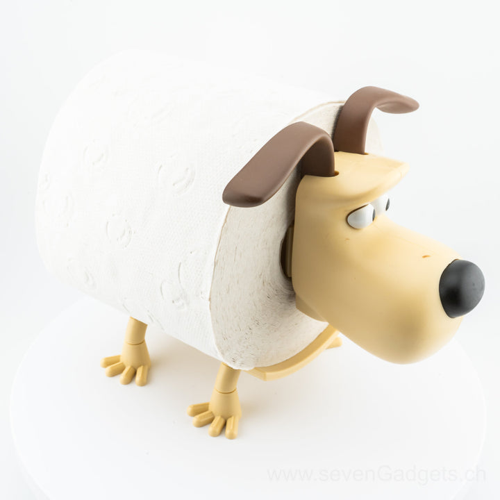 WC Rollenhalter Hund als kreative Bad Deko (2 Stück)