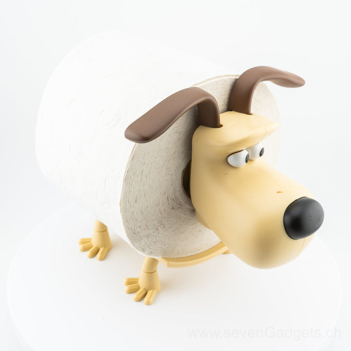 WC Rollenhalter Hund als kreative Bad Deko (2 Stück)