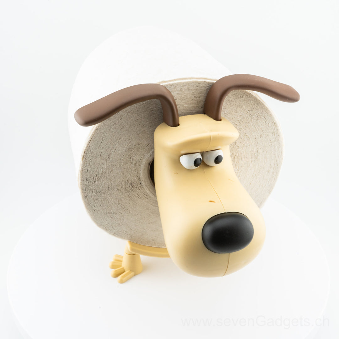 WC Rollenhalter Hund als kreative Bad Deko (2 Stück)