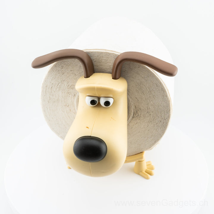WC Rollenhalter Hund als kreative Bad Deko (2 Stück)