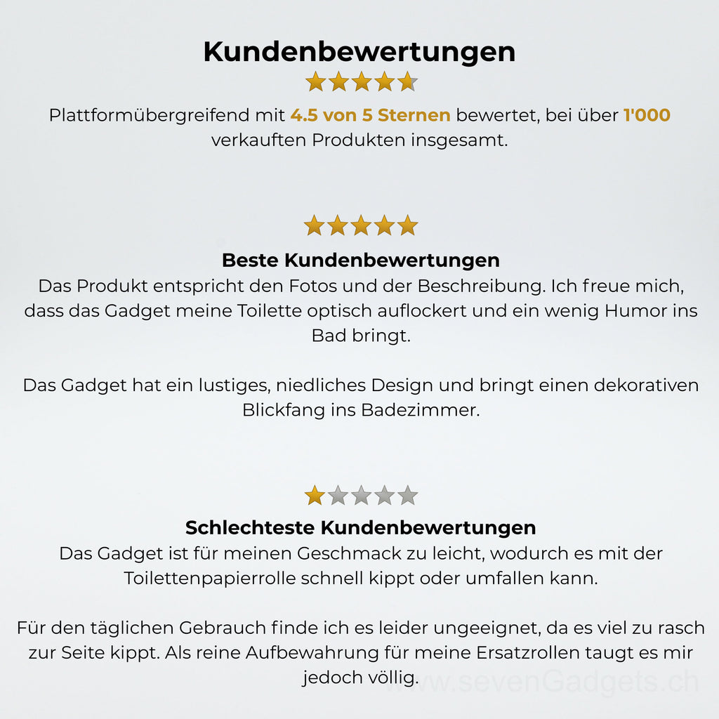 WC Rollenhalter Ameisen als kreative Bad Deko (2 Stück)