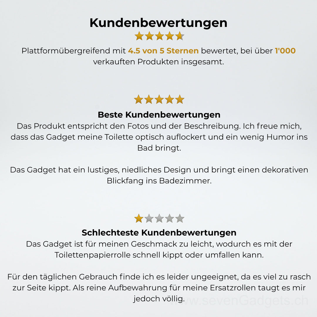 WC Rollenhalter Ameisen als kreative Bad Deko (2 Stück)