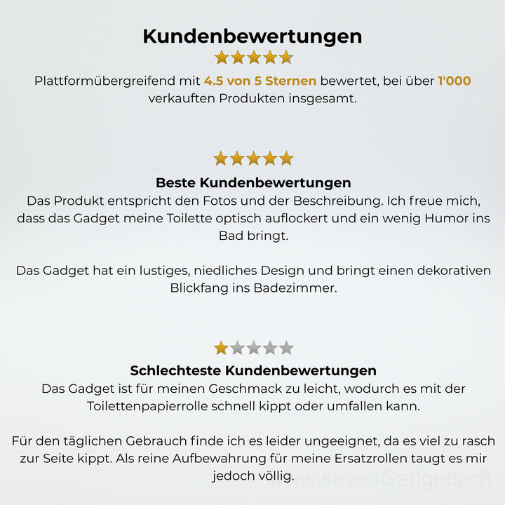 WC Rollenhalter Ameisen als kreative Bad Deko (2 Stück)