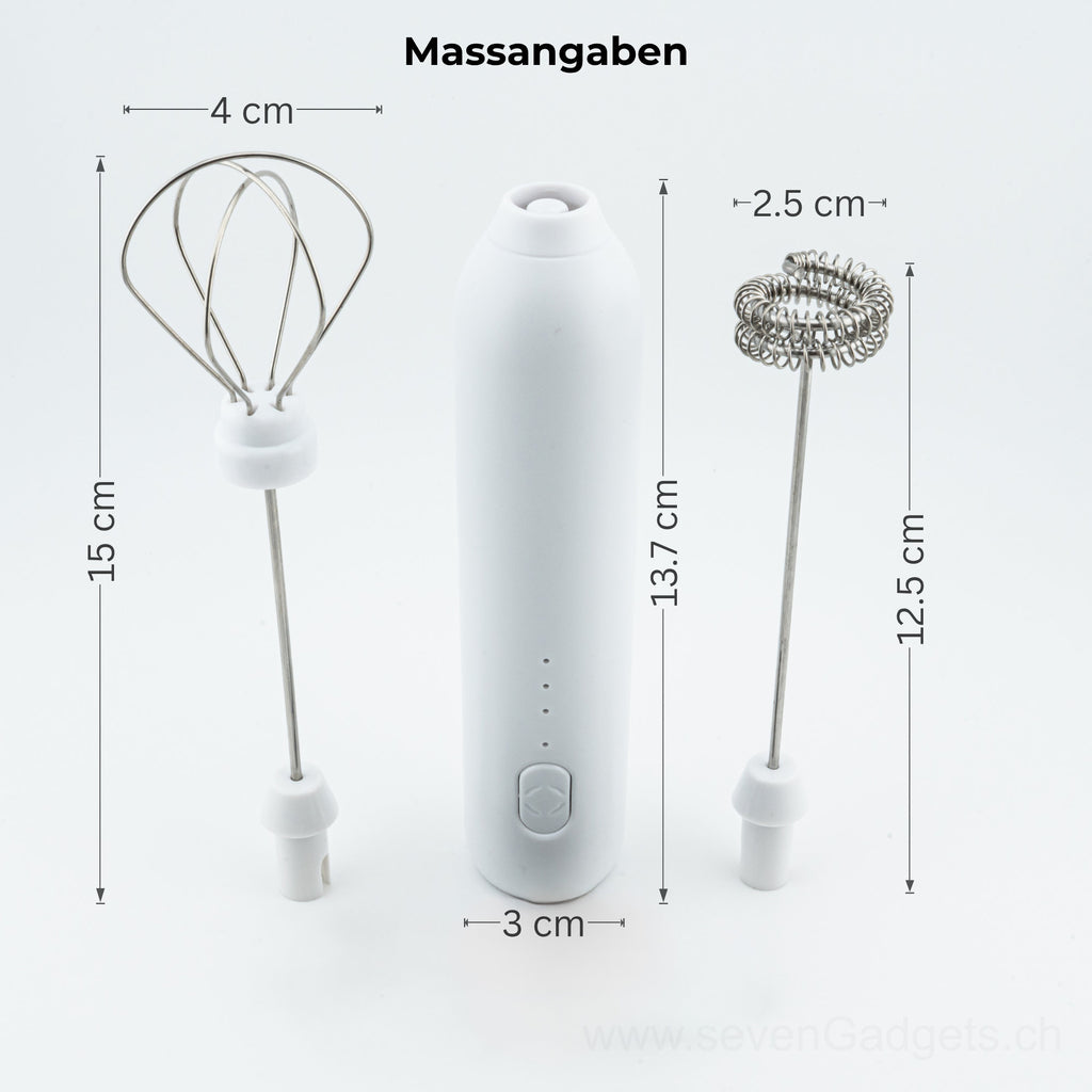 2-in-1 Milchaufschäumer und Handmixer