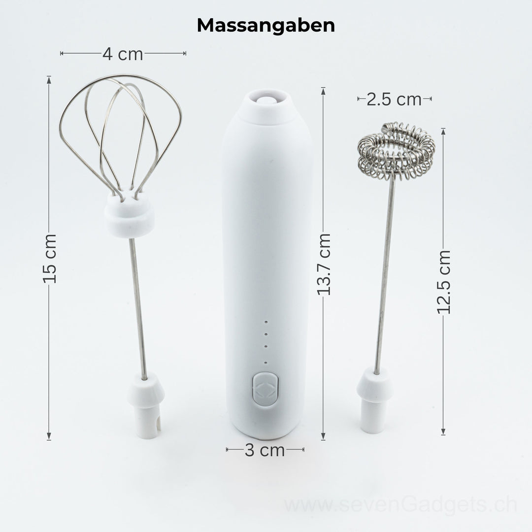 2-in-1 Milchaufschäumer und Handmixer
