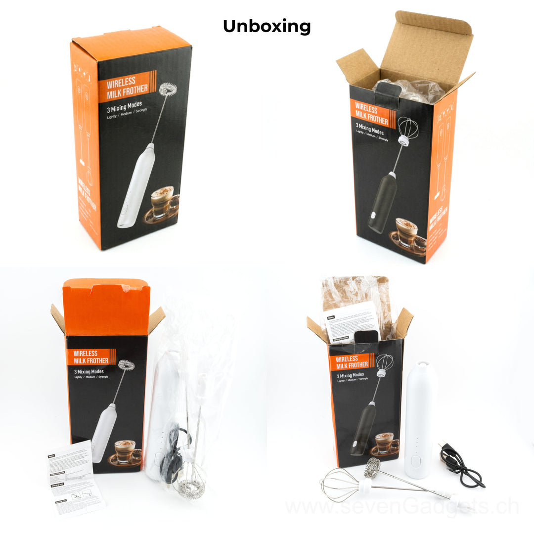 2-in-1 Milchaufschäumer und Handmixer