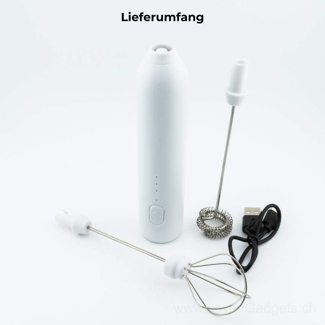 2-in-1 Milchaufschäumer und Handmixer