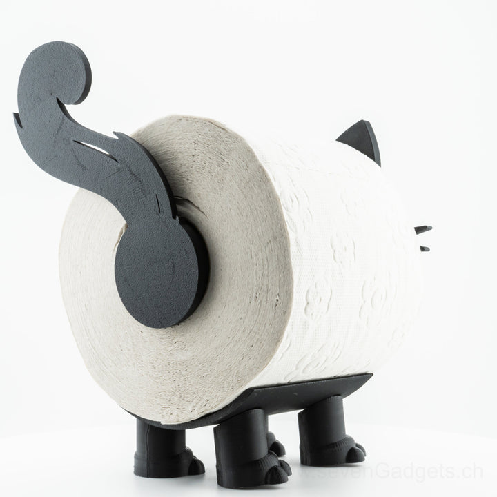 WC Rollenhalter Katze als kreative Bad Deko (2 Stück)