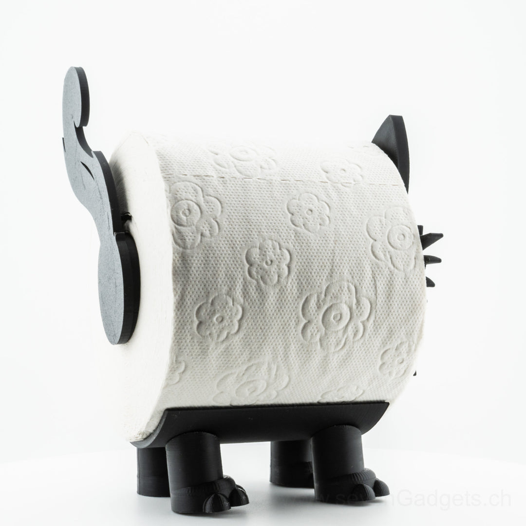 WC Rollenhalter Katze als kreative Bad Deko (2 Stück)