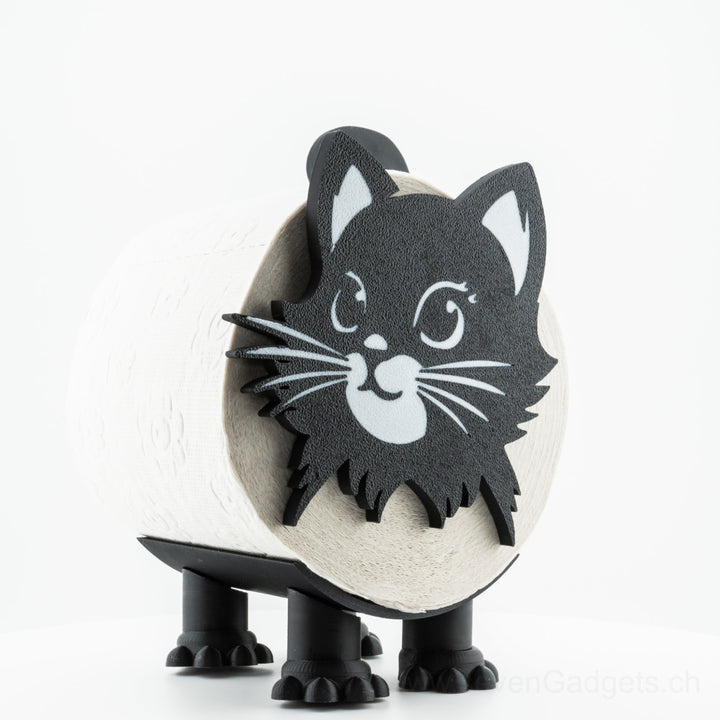 WC Rollenhalter Katze als kreative Bad Deko (2 Stück)