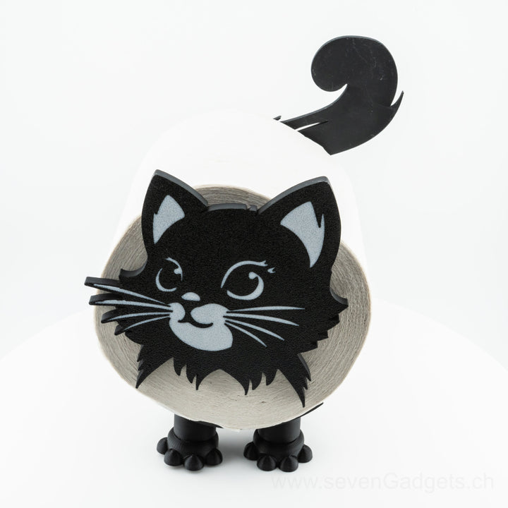 WC Rollenhalter Katze als kreative Bad Deko (2 Stück)