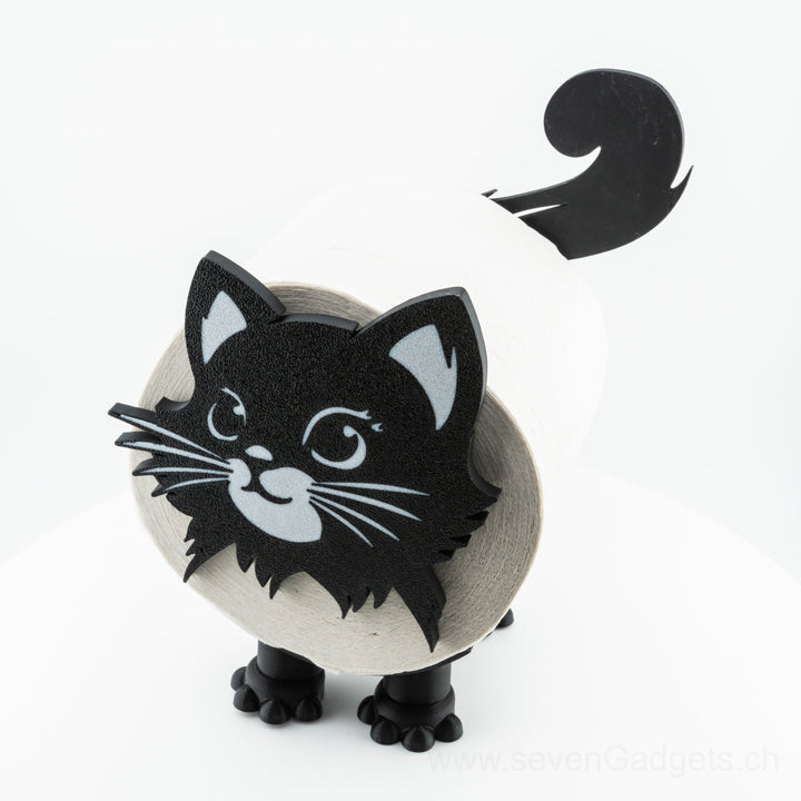 WC Rollenhalter Katze als kreative Bad Deko (2 Stück)