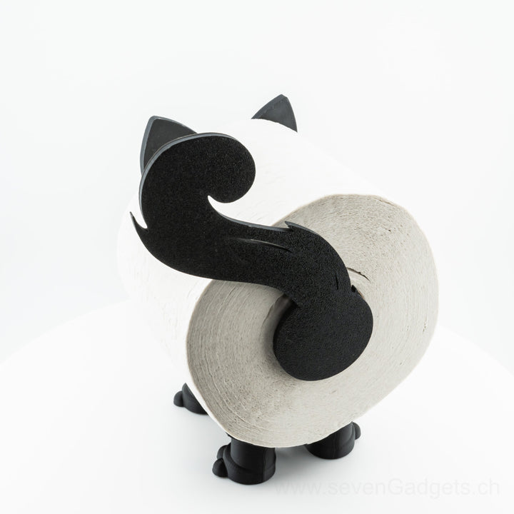 WC Rollenhalter Katze als kreative Bad Deko (2 Stück)