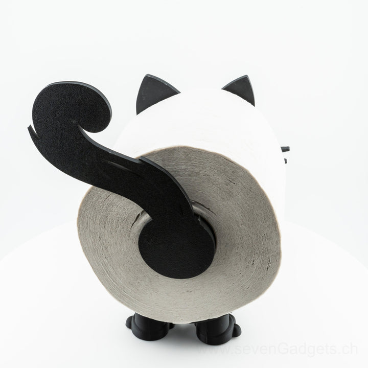 WC Rollenhalter Katze als kreative Bad Deko (2 Stück)