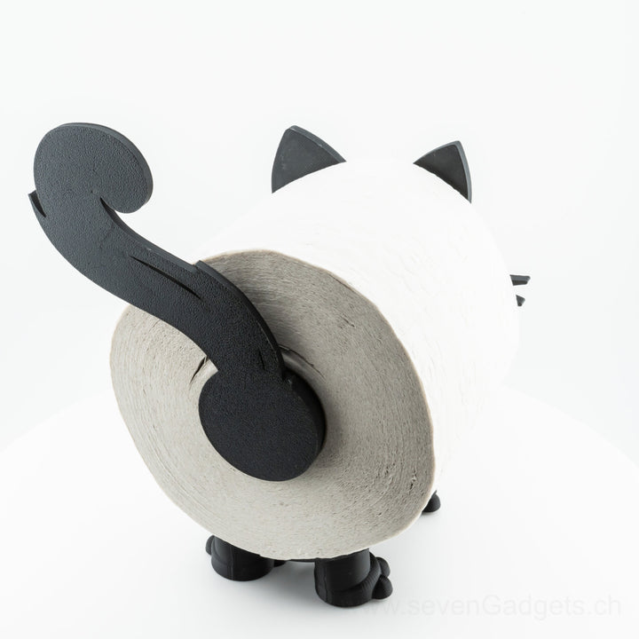 WC Rollenhalter Katze als kreative Bad Deko (2 Stück)