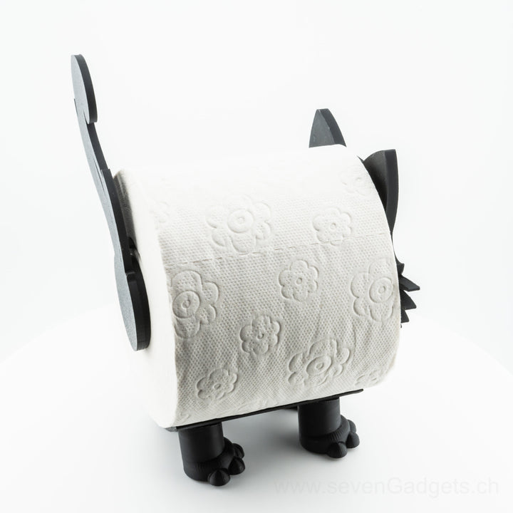 WC Rollenhalter Katze als kreative Bad Deko (2 Stück)
