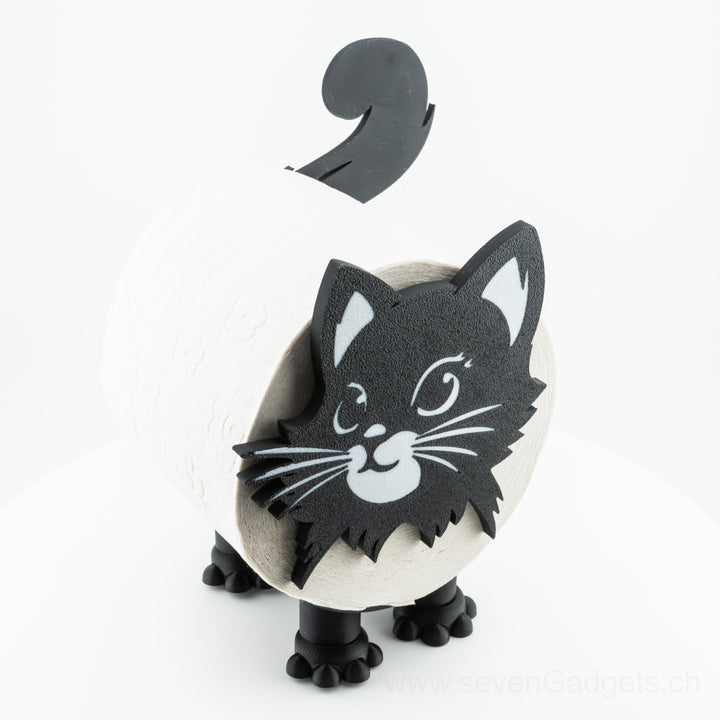 WC Rollenhalter Katze als kreative Bad Deko (2 Stück)