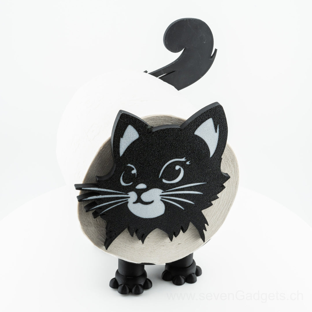 WC Rollenhalter Katze als kreative Bad Deko (2 Stück)