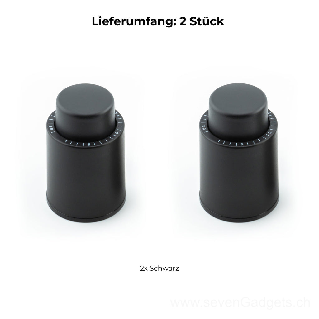 3-in-1 Vakuum Weinverschluss Vakuumpumpe (2er-Pack)