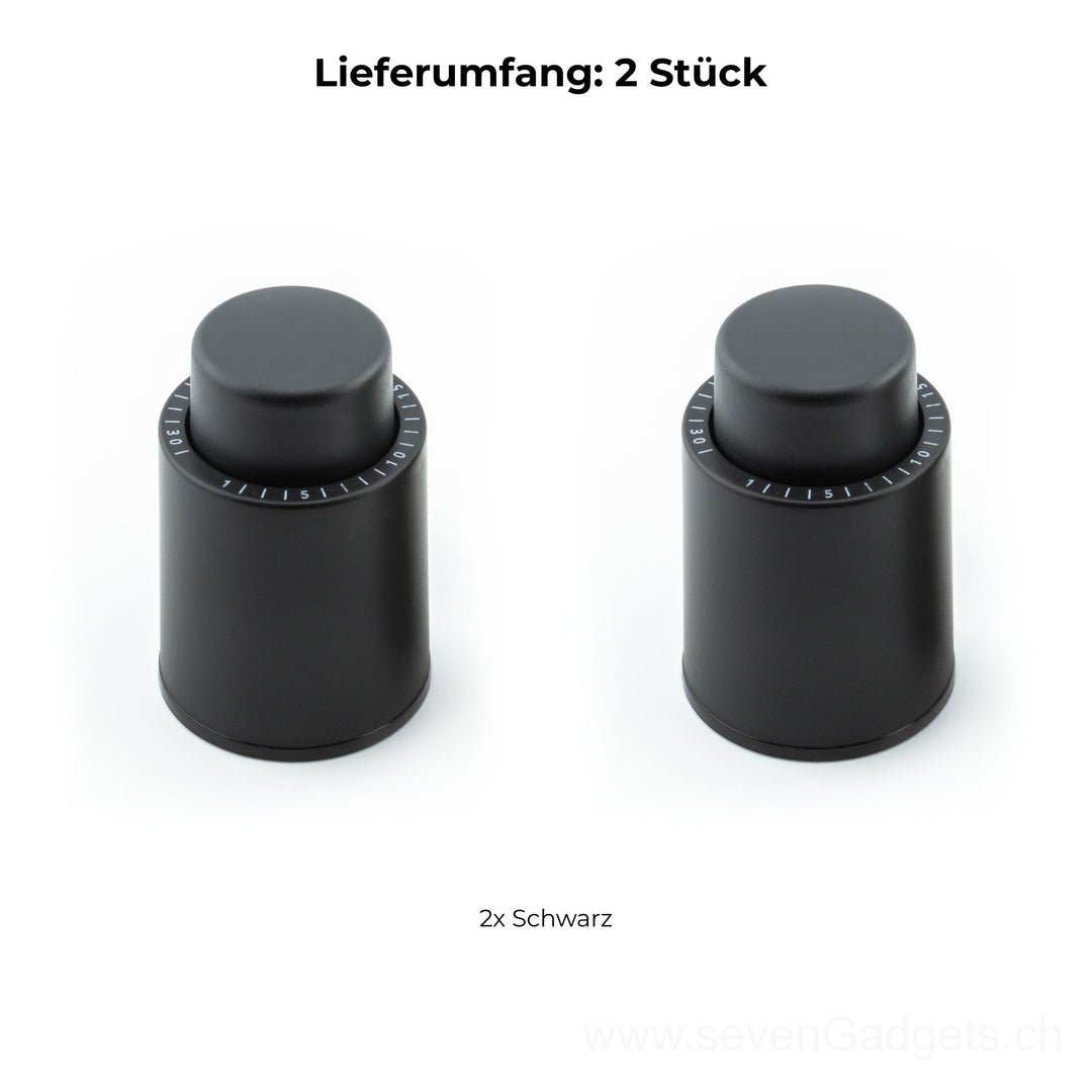 3-in-1 Vakuum Weinverschluss Vakuumpumpe (2er-Pack)