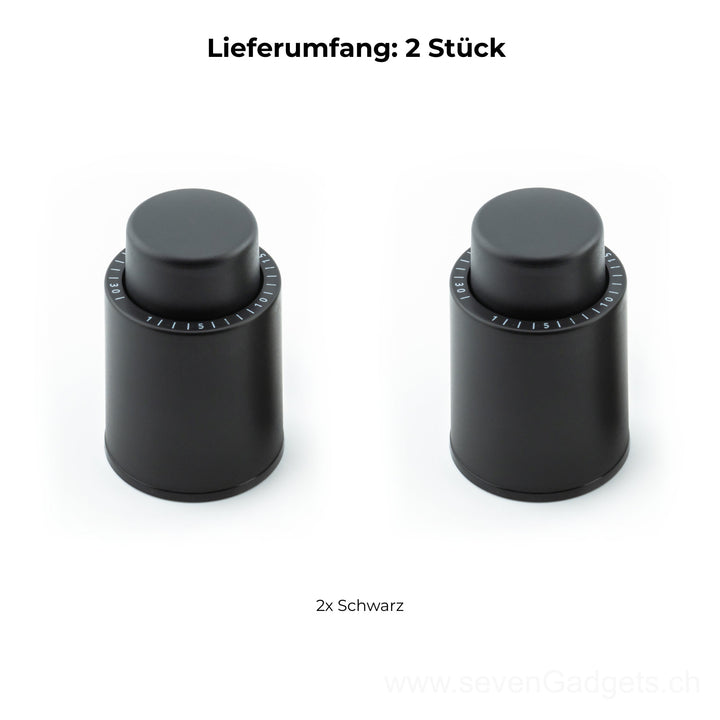 3-in-1 Vakuum Weinverschluss Vakuumpumpe (2er-Pack)