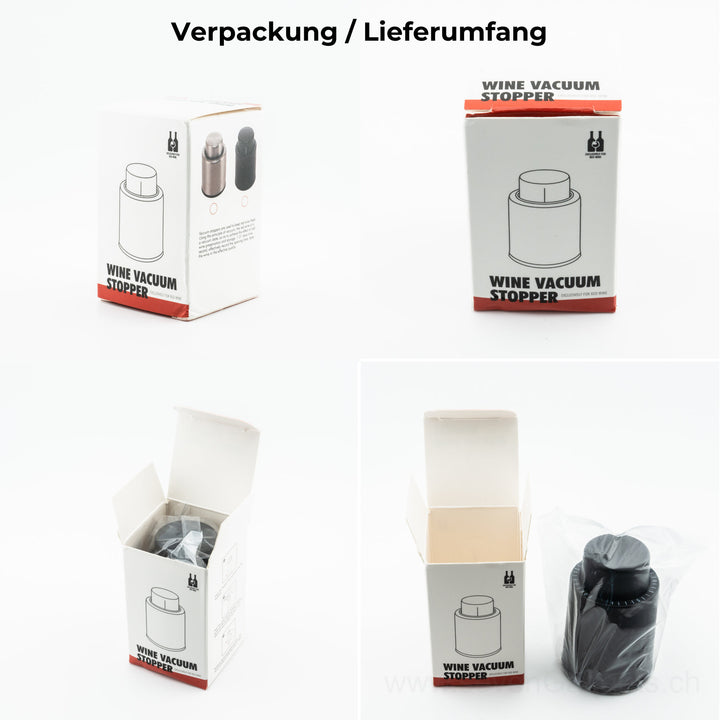 3-in-1 Vakuum Weinverschluss Vakuumpumpe (2er-Pack)