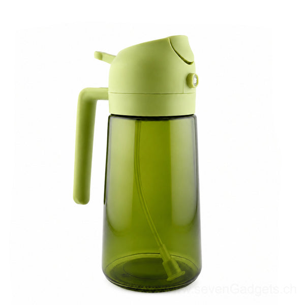 2-in-1 Öl- & Essigspender mit Sprühfunktion, Dosierbarer Öl-Sprüher für Pfanne & Salat, Küchen-Gadget für gesundes Kochen