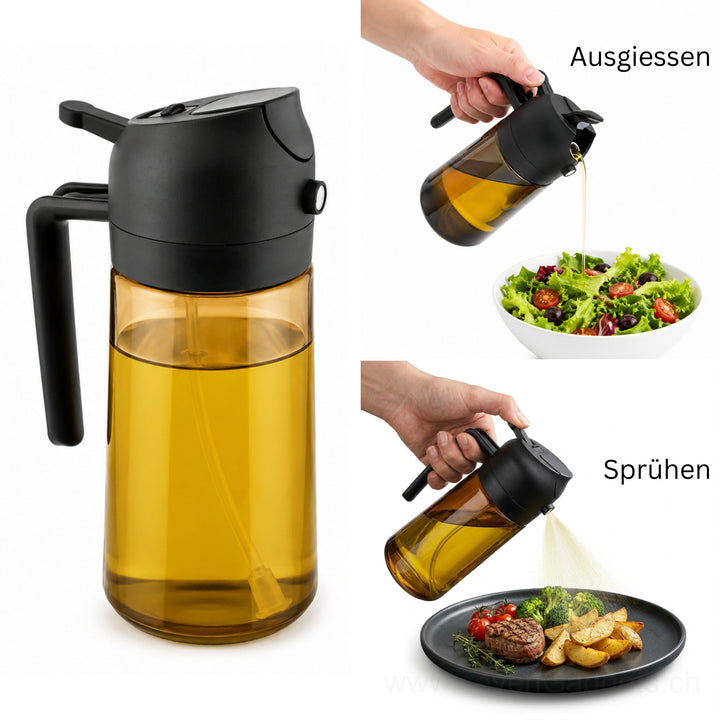 2-in-1 Küchenspray-Ölspender