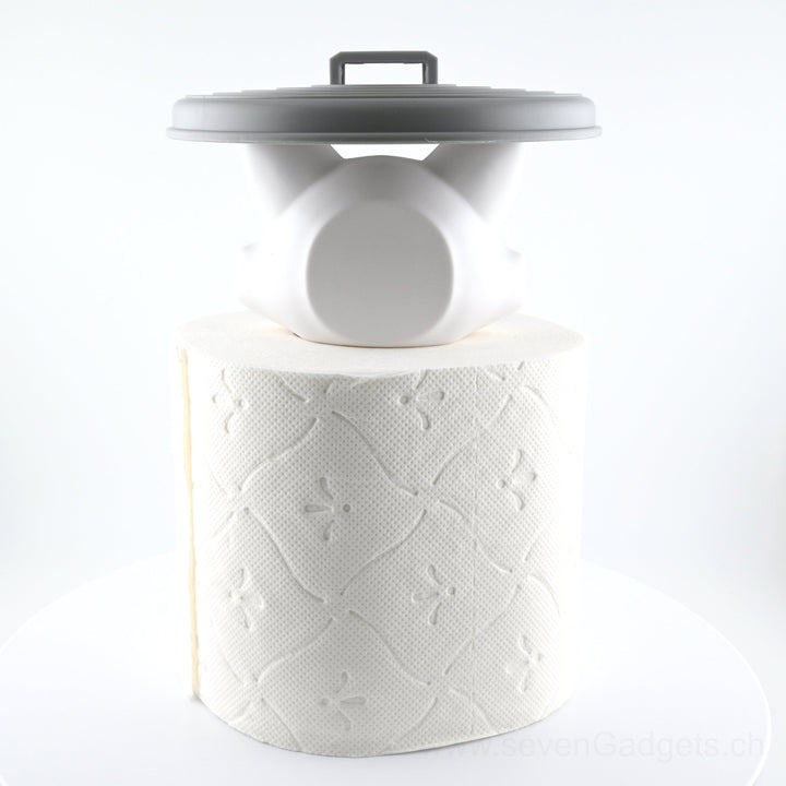 WC Rollenhalter Waschbär als kreative Bad Deko (2 Stück)