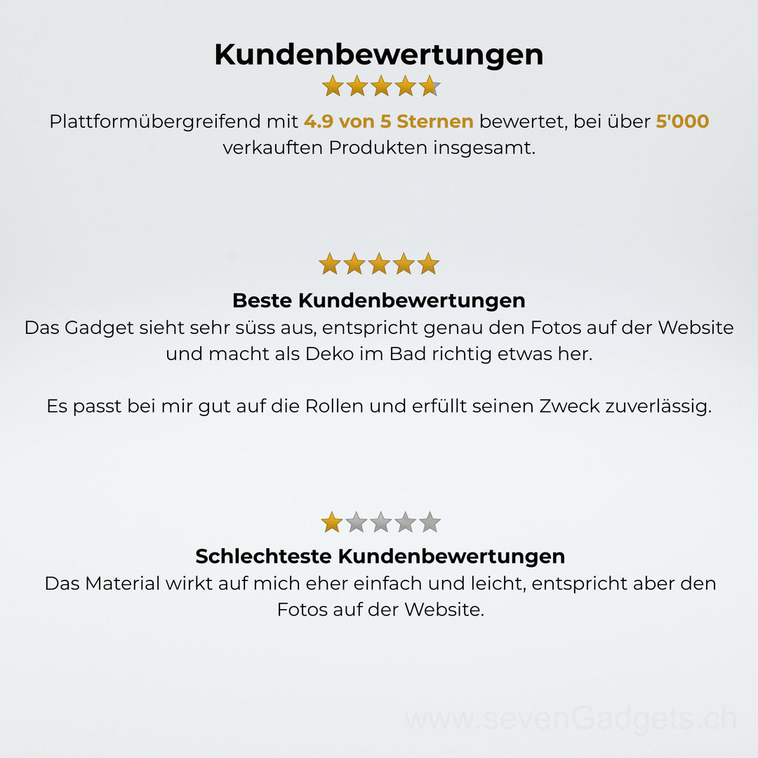 WC Rollenhalter Waschbär als kreative Bad Deko (2 Stück)